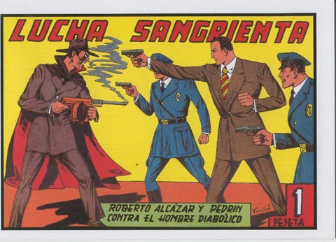 Roberto Alcazar y Pedrin facsimil numero 0097: Lucha sangrienta