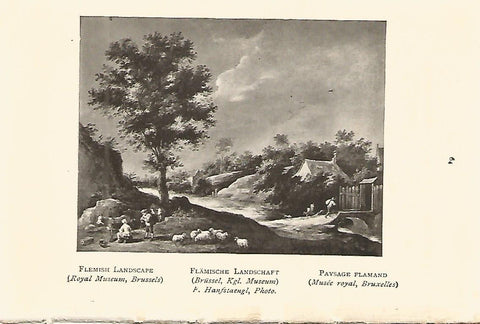 Lamina 547: TENIERS el Joven. Paisaje flamenco