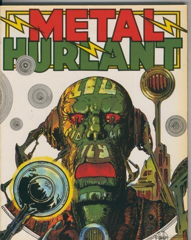 Metal Hurlant revista numero 07: Donde vas, Barcelona por Romaguera (la tripa esta suelta del lomo interior)