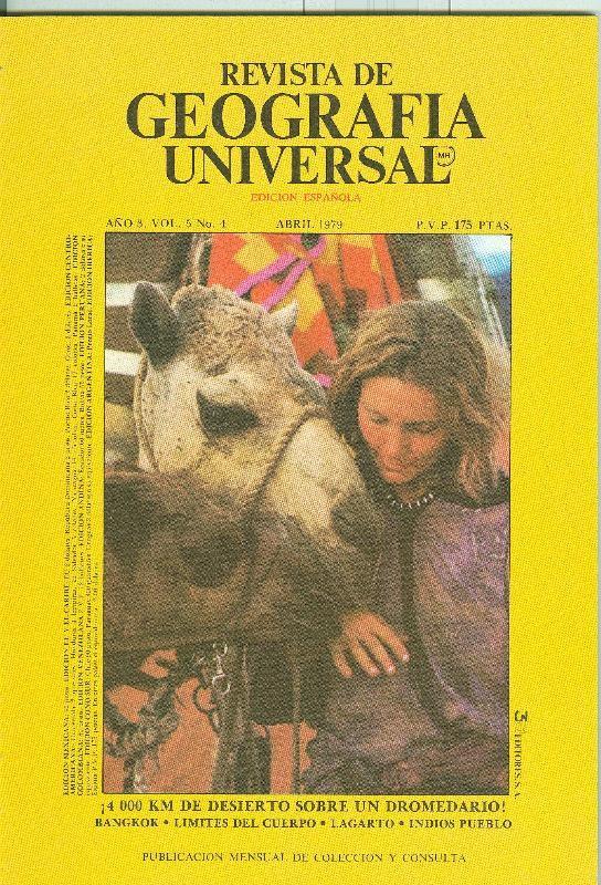 Revista de Geografia Universal volumen 5  numero 4.abril 1979: Bangkok