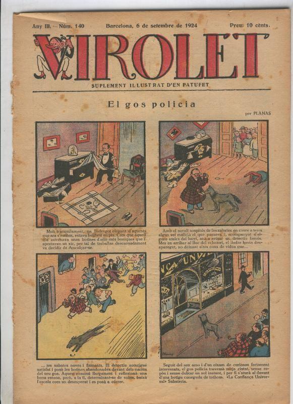 Virolet suplement illustrat d,en Patufet numero 140 del 6.09.1924