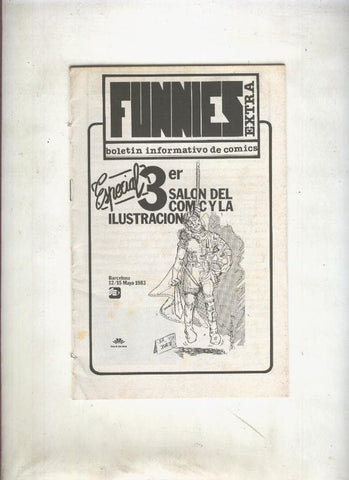 Fanzine: Funnies extra dedicado al tercer salon del comic de Barcelona