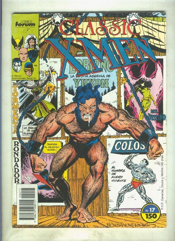 Classic X Men volumen 1 numero 17: Juegos mentales (numerado 1 en trasera)