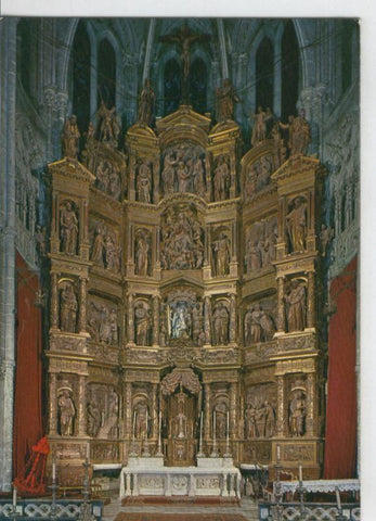 Postal 07578 : Retablo del altar mayor, catedral de Burgos