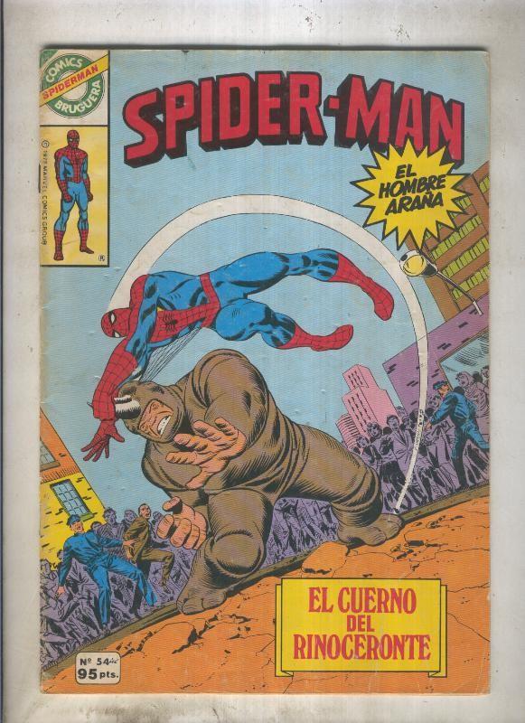 Comics Bruguera: Spiderman numero 54 (numerado 2 en trasera)