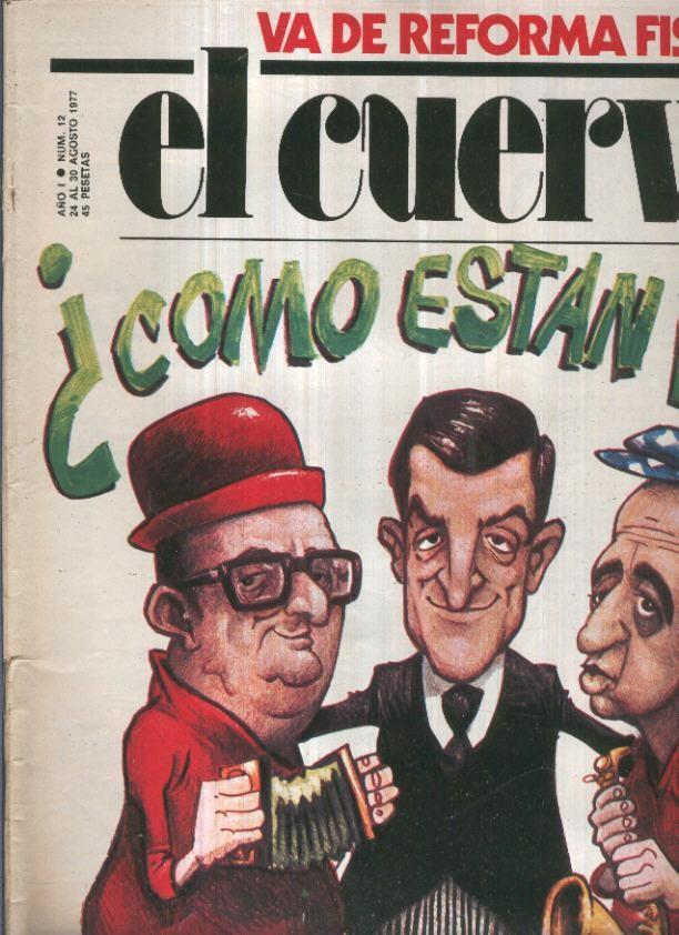 El Cuervo revista de humor numero 012 (1977): Jose Maria Zufiaur