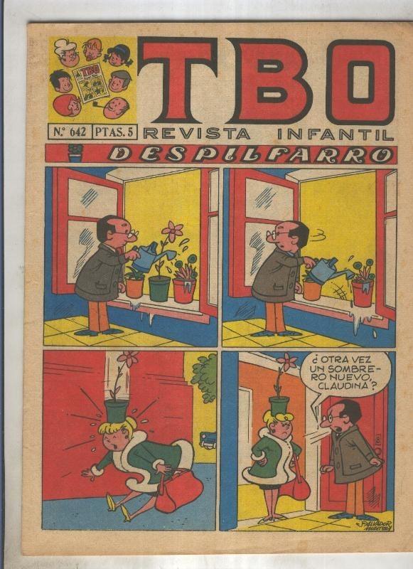 TBO numero 642: Despilfarro (Salvador Mestre), (numerado 1 en trasera)