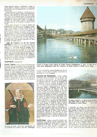 LAMINA MONITOR 0333:ANTIGUO PUENTE DE LUCERNA SUIZA