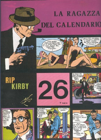 Rip Kirby de Alex Raymond numero 26: la ragazza del calendario, primera parte