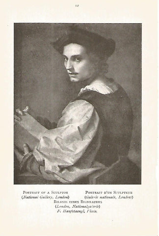 Lamina 742:ANDREA DE SARTO. Retrato de un escultor