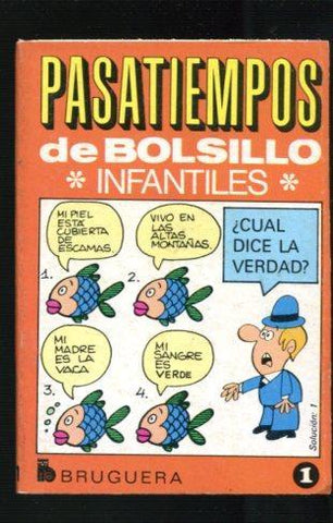Pasatiempos bolsillo infantiles numero 1