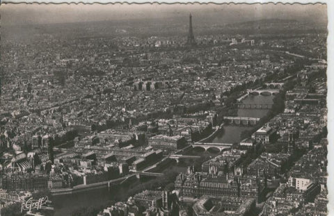 Postal 010372: Vista aerea de Paris