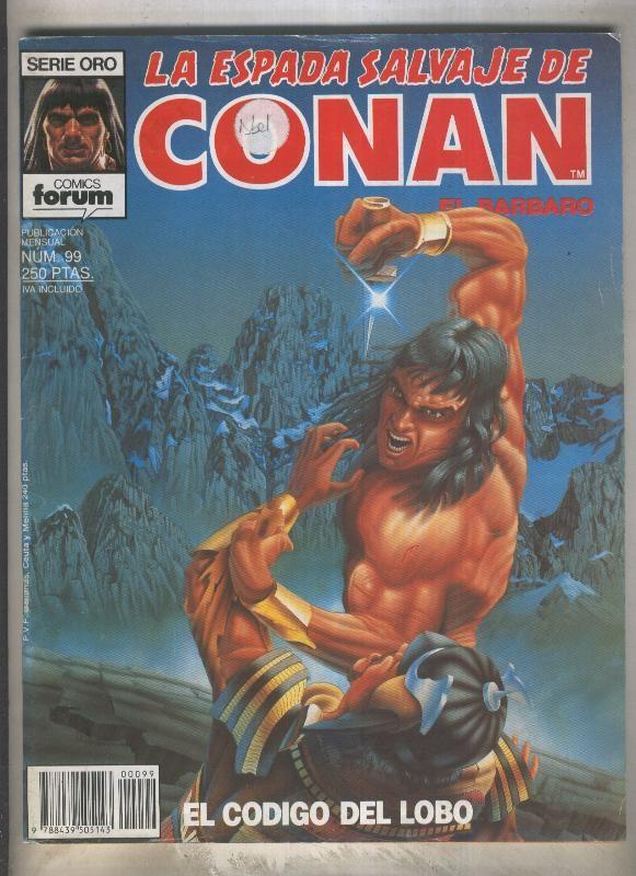 La Espada Salvaje de Conan primera edicion numero 099 (numerado 1 en trasera)
