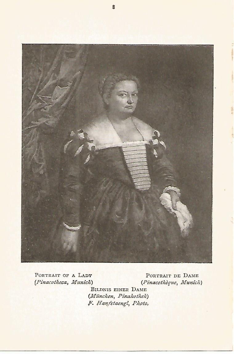 Lamina 465: VERONESE. Retrato de mujer