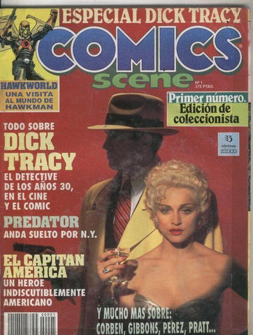 Comics Scene numero 01: Dick Tracy-Capitan America-Corben