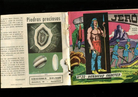Jeronimo de Galaor numero 30: Heroicos cadetes (numerado 1 en trasera)