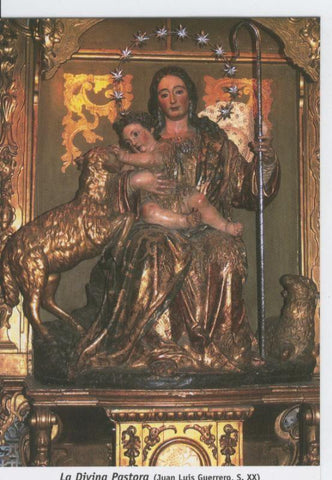 Postal Virgenes 286 : La Divina Pastora, Capilla San Jose, Capuchinos, Sevilla