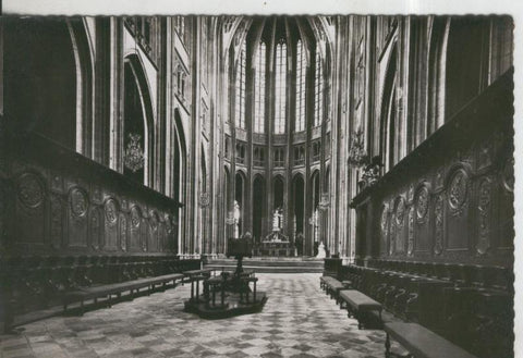 Postal 009979:  Interieur Eglise Sainte Croix de Orleans, Francia