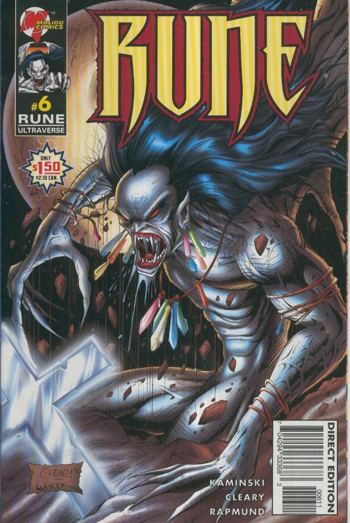 RUNE, Volume 2: No.06: They Thirst (Malibu Comics)