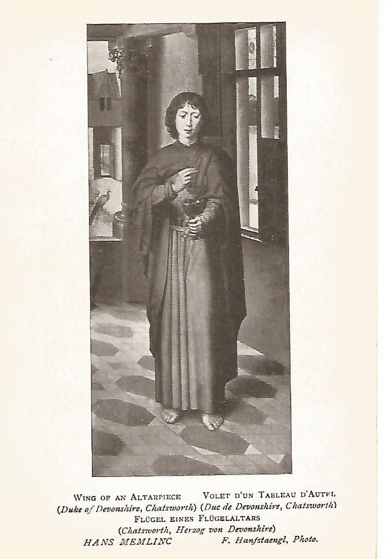 Lamina 303: HAN MEMLINC. Lateral de un retablo
