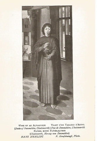 Lamina 303: HAN MEMLINC. Lateral de un retablo