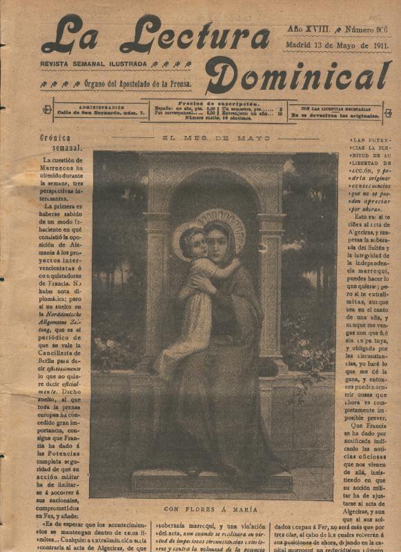 La lectura dominical numero 906 del 6.5.1911