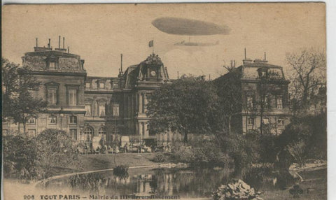 Postal 008873: Paris, Mairie du III arrondissement