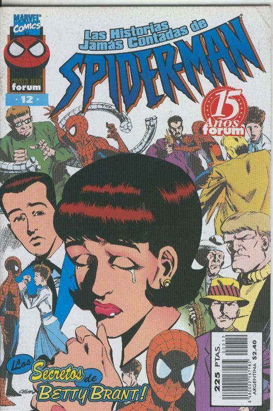 Las historias jamas contadas de Spiderman numero 12: Los secretos de Betty Brant