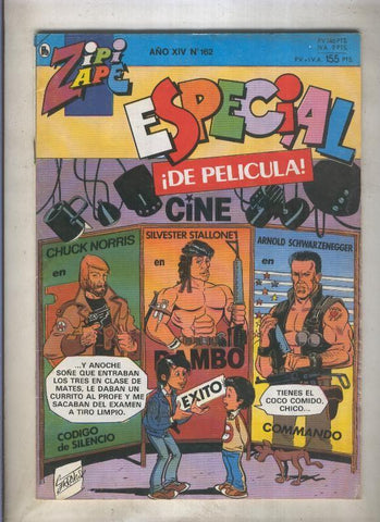Zipi y Zape especial numero 162: De Pelicula (numerada 2 en trasera)