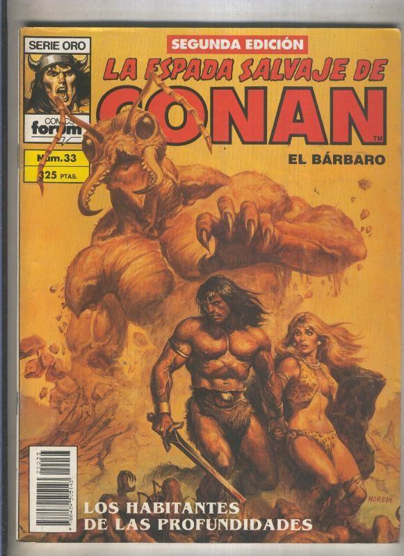 La Espada Salvaje de Conan volumen 1 segunda edicion numero 033 (numerado 1 en trasera) 