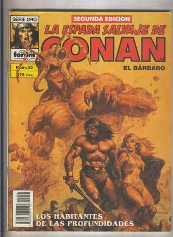 La Espada Salvaje de Conan volumen 1 segunda edicion numero 033 (numerado 1 en trasera) 
