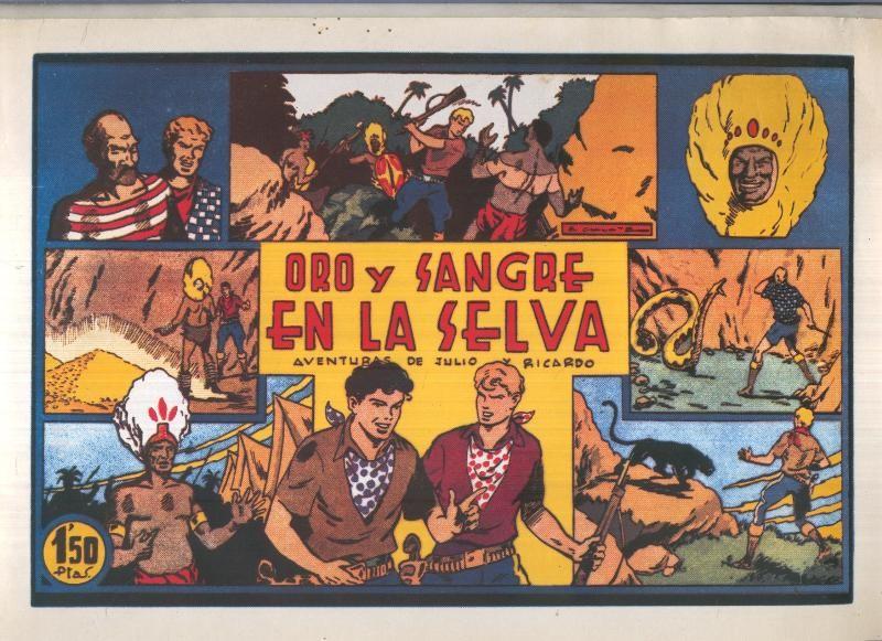 Facsimil Julio y Ricardo: Oro y sangre en la selva