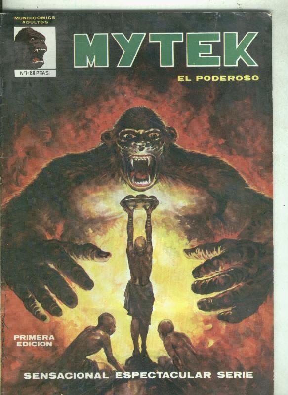 Mytek el poderoso-Mundicomic: numero 1 (numerado 1 en trasera)