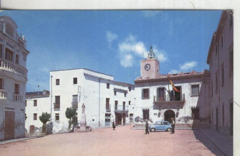 Postal: Torrelles de Foix: Plaza Mayor