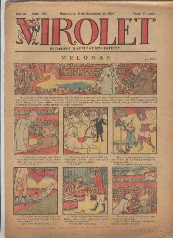 Virolet suplement illustrat d,en Patufet numero 153 del 6.12.1924