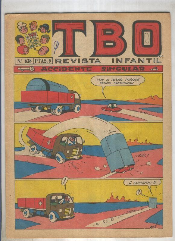 TBO numero 638: Accidente singular (Coll), (numerado 1 en trasera)