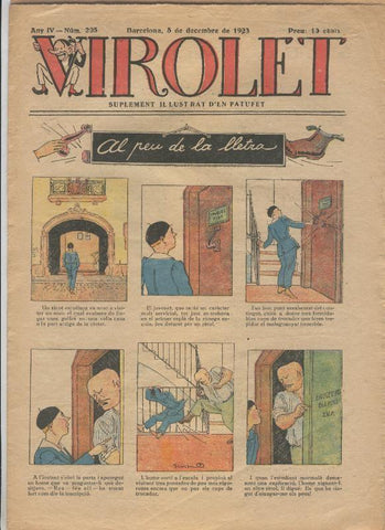 Virolet suplement illustrat d,en Patufet numero 205 del  5.12.1925