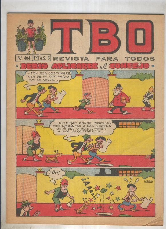 TBO numero 464: Debio aplicarse el consejo (Urda), (numerado 1 en trasera)