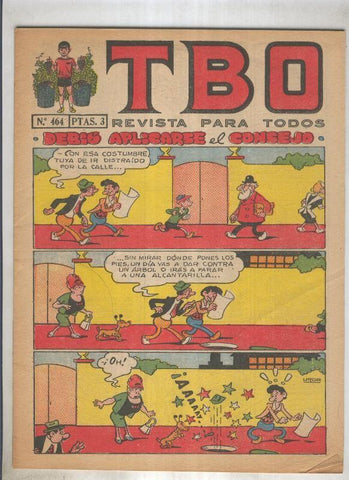 TBO numero 464: Debio aplicarse el consejo (Urda), (numerado 1 en trasera)