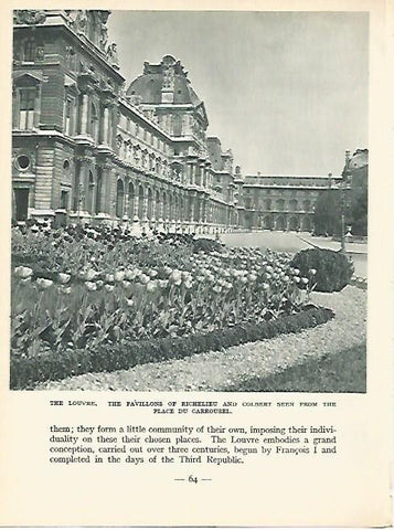LAMINA 1744:PARIS. Louvre. Pabellones de Richelieu y Colbert
