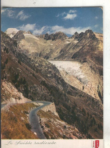 Postal 4948 : La route du Grimsel et le Glacier du Rhone