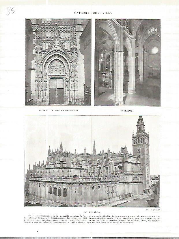 LAMINA 4598: Catedral de Sevilla