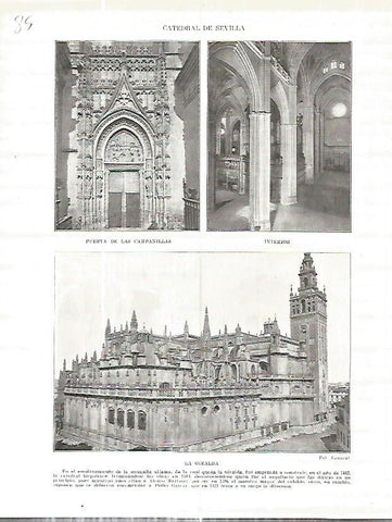 LAMINA 4598: Catedral de Sevilla