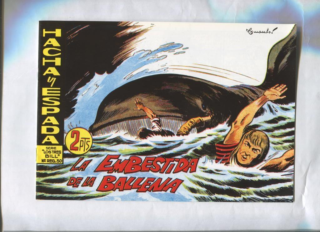 Facsimil: Hacha y Espada numero 31: La embestida de la ballena