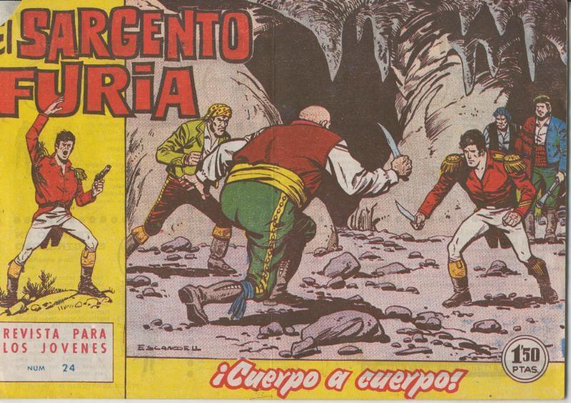 Bruguera: El Sargento Furia numero 24: Cuerpo a cuerpo