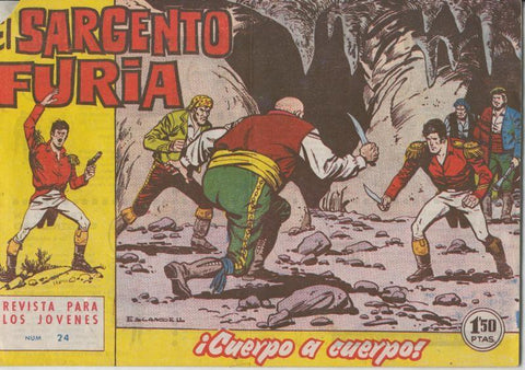 Bruguera: El Sargento Furia numero 24: Cuerpo a cuerpo