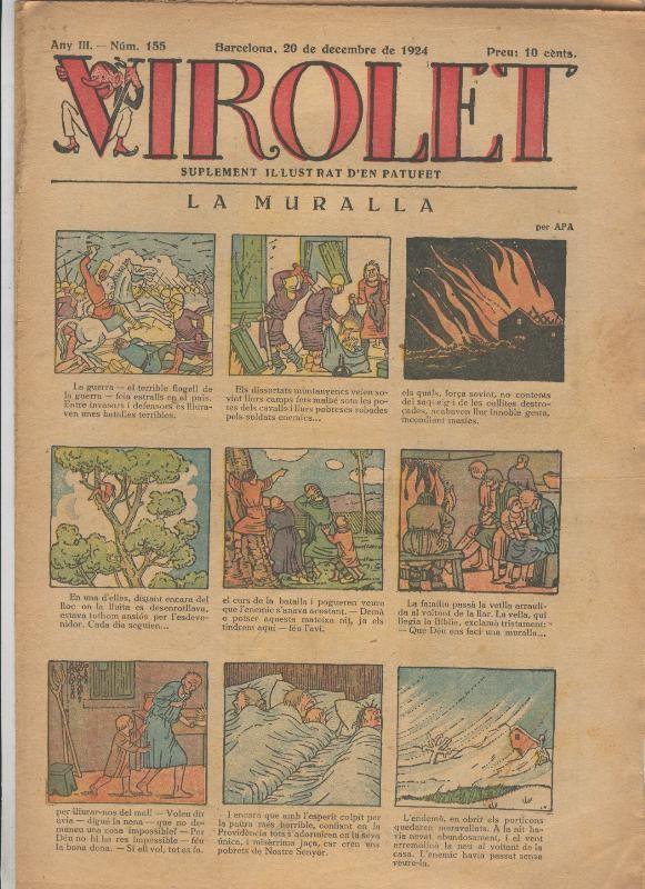 Virolet suplement illustrat d,en Patufet numero 155 del 20.12.1924