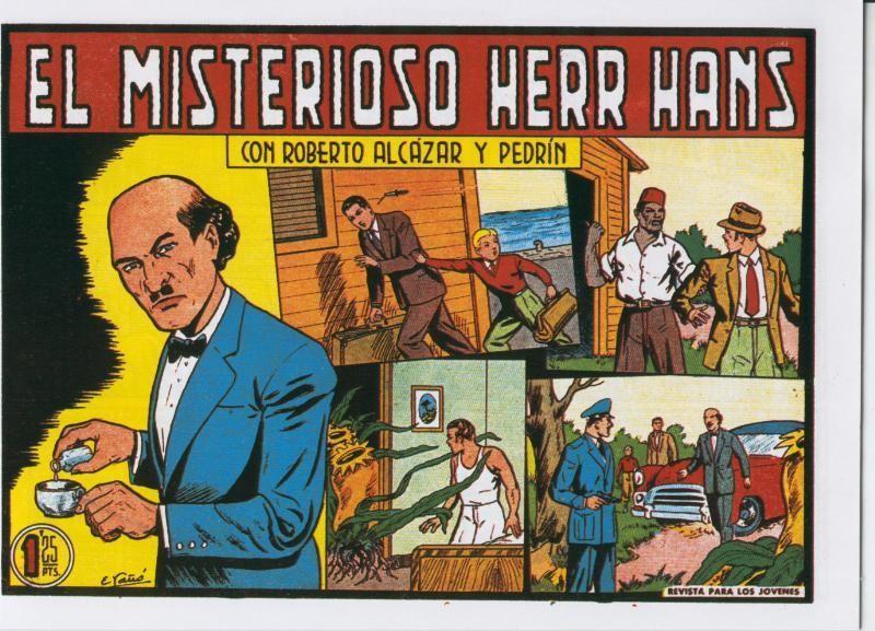 Roberto Alcazar y Pedrin facsimil numero 0339: El misterioso Herr Hans