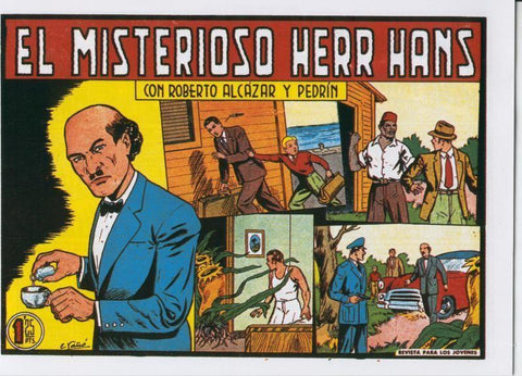 Roberto Alcazar y Pedrin facsimil numero 0339: El misterioso Herr Hans