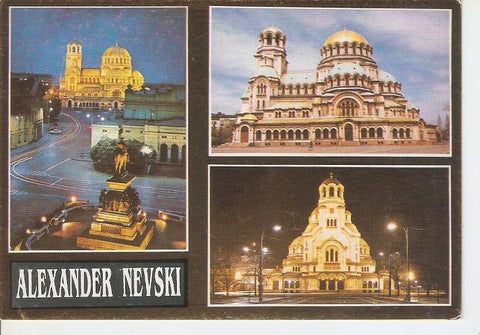 Postal 036884 : Alexander Nevski. Bulgaria Sofia
